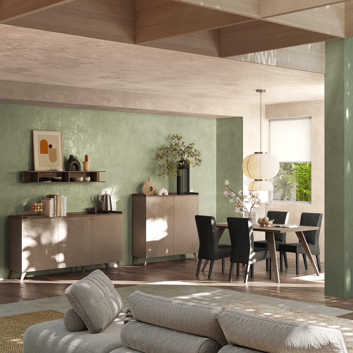 Salle à manger complète contemporaine RADOST