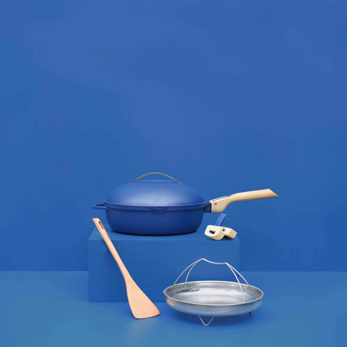 LA FABULEUSE POÊLE COOKUT À TOUT FAIRE 8-EN-1 24cm SAPHYR