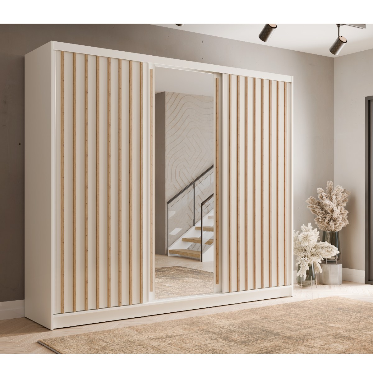 Armoire coulissante bois