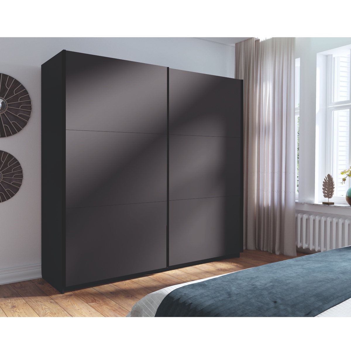 Armoire 150 cm anthracite