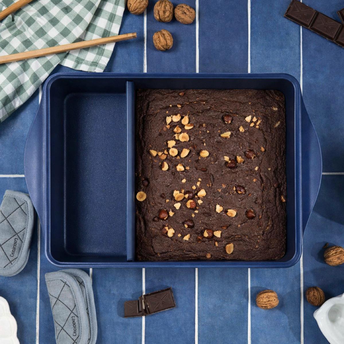 L'INCROYABLE PLAT COOKUT AJUSTABLE 40CM BLEU-MYRTILLE