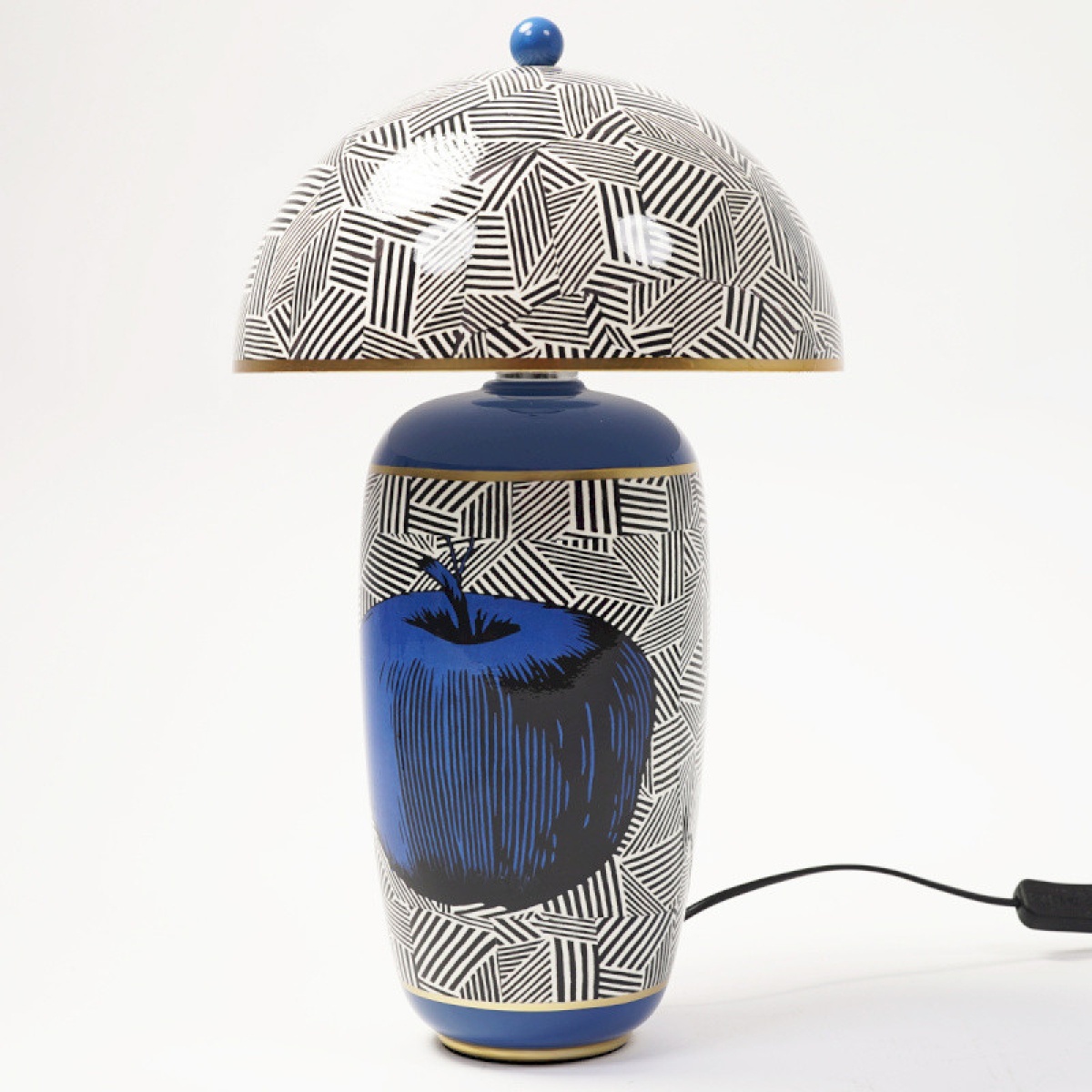 Lampe à poser champignon en céramique MELA 58cm