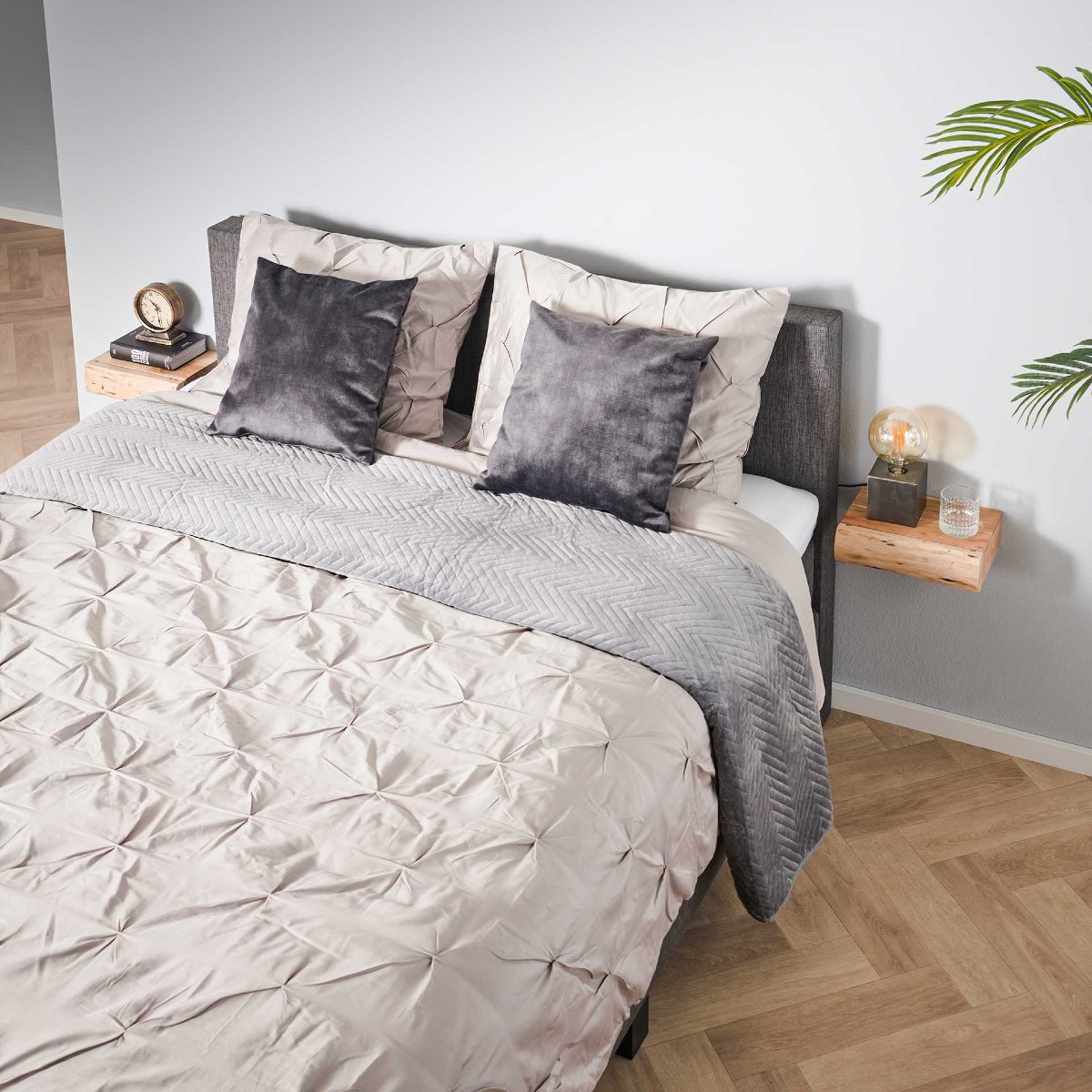 Table de chevet ALBERO XS 1 tiroir (lot de 2)