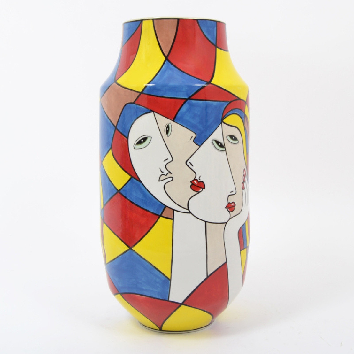 Jarre en céramique SALVATORE multicolore 62 cm