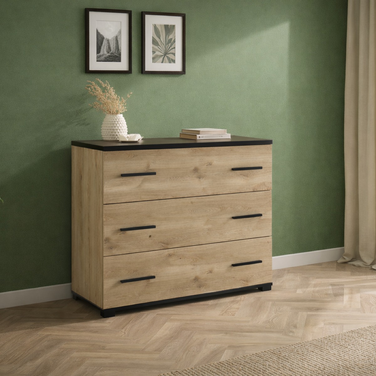 Commode de rangement style industriel avec tiroirs PIERRE