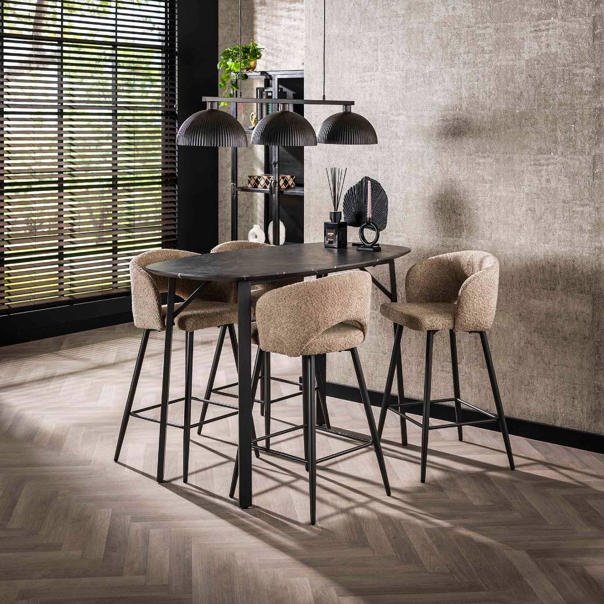 Table de bar ovale MIKY