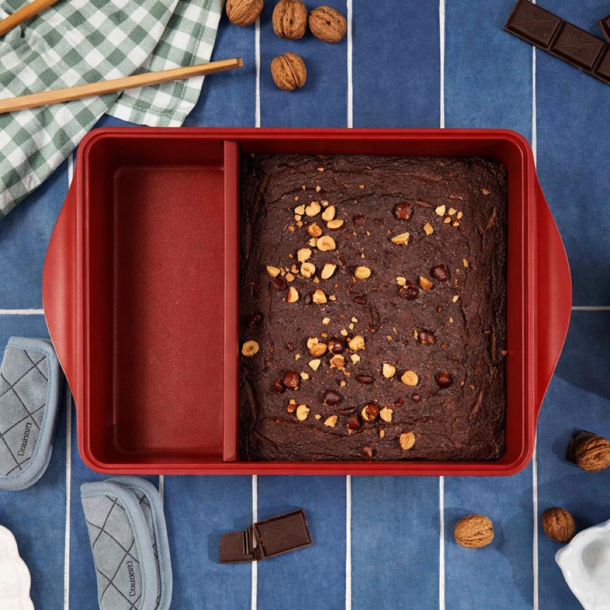 L'INCROYABLE PLAT COOKUT AJUSTABLE 40CM ROUGE-PASSION