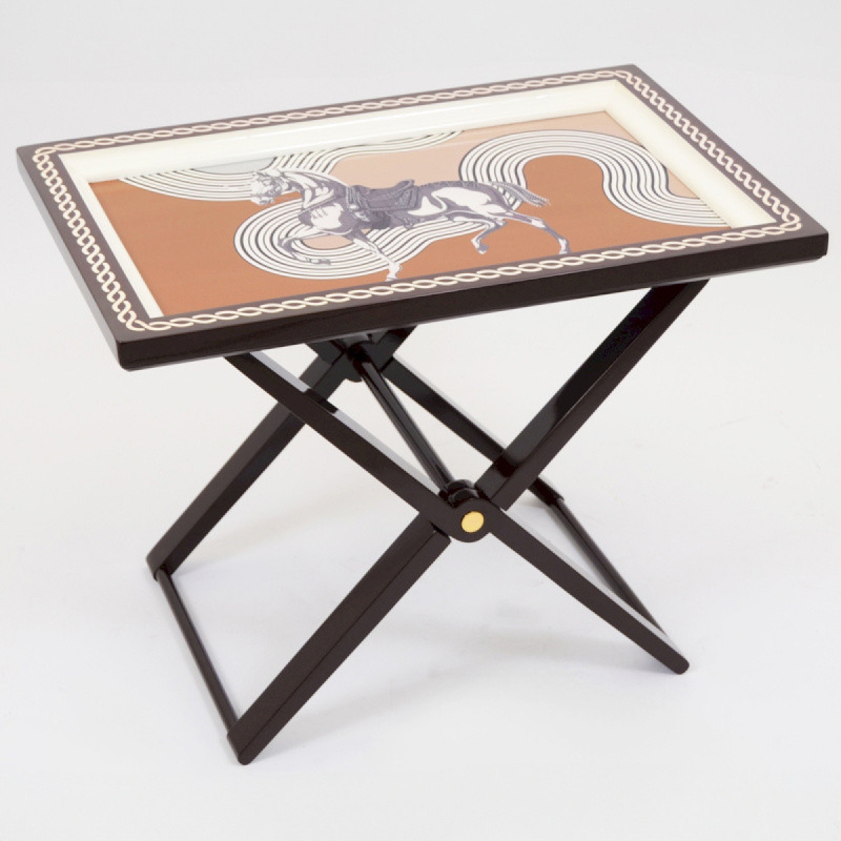 Desserte en bois GISELLA motif cheval