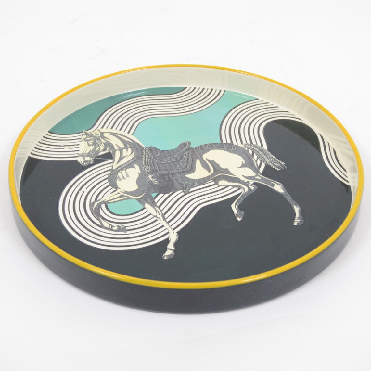 Plateau en céramique CAVALLO 37 cm