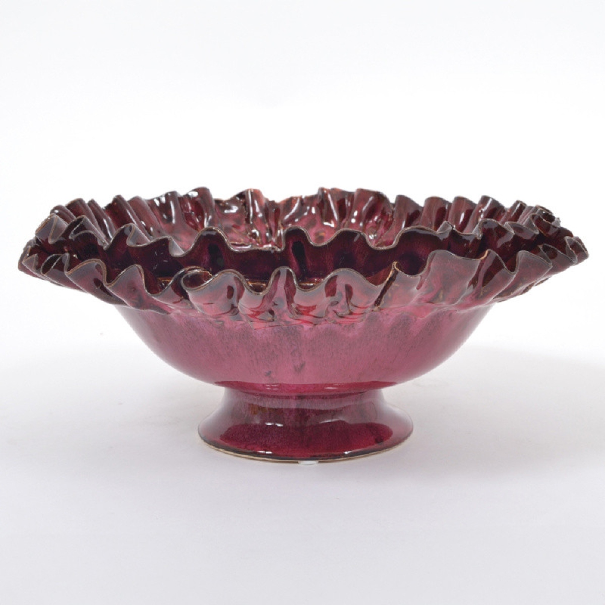 Coupe en céramique rouge FLORA